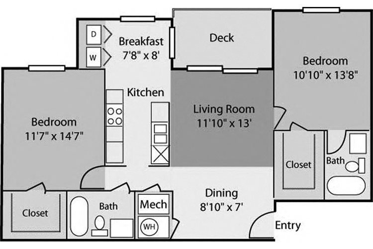 Floor Plan - Brooks Renovated B2C