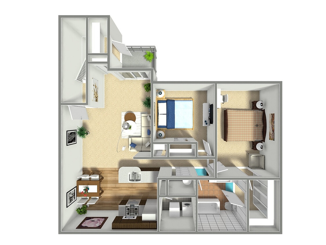708198556-elevated-orchid-1-bed-1-bath-800-sqft-3d-photo - Elevated Jasmine