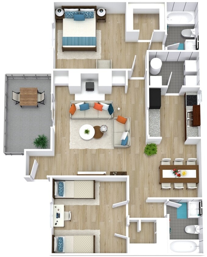 Floor Plan - The Hackberry Renovated