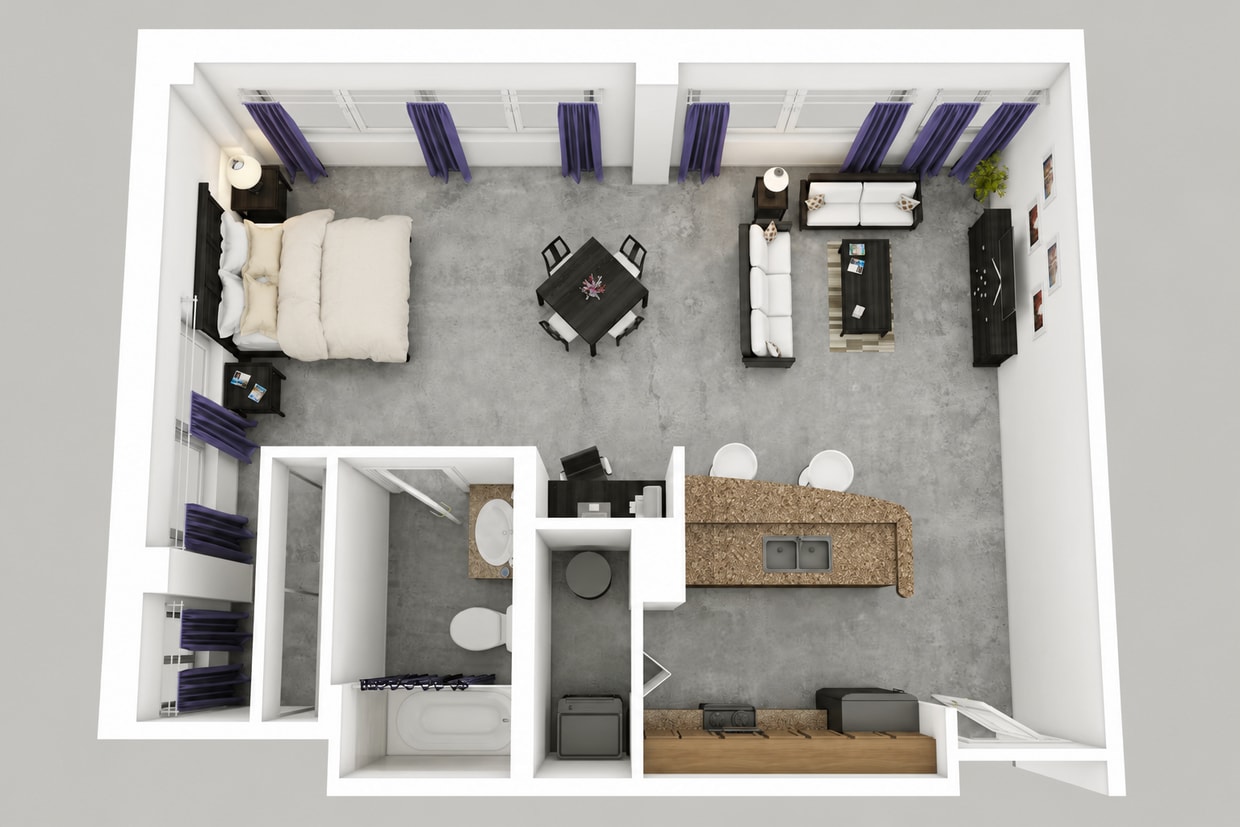 Brady.png - 0 Bedroom, 1 Bath