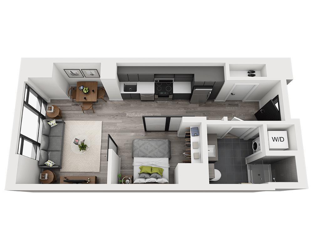 Floor Plan - Studio E1S