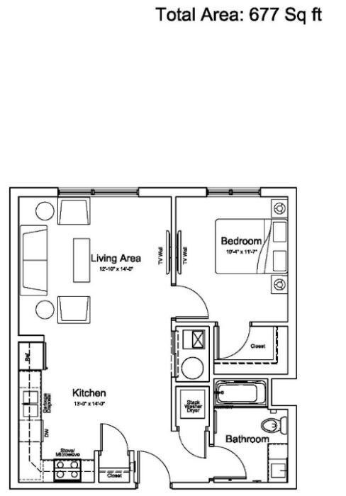 Floor Plan - 209- 1B1B