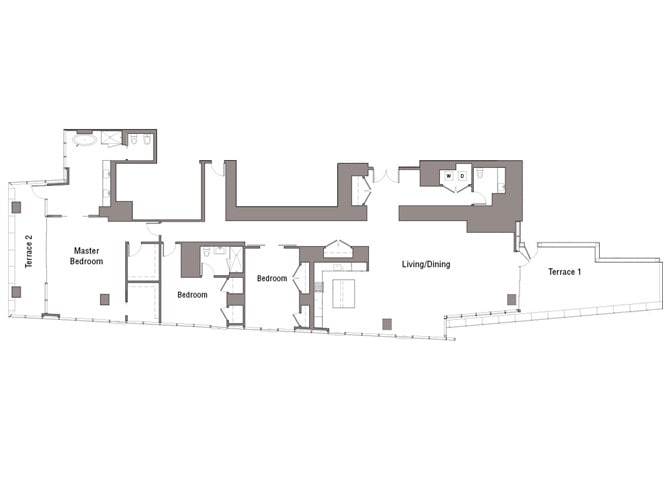 Floor Plan - Penthouse South
