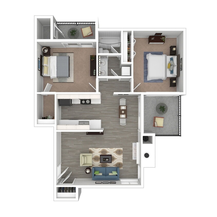 Floor Plan - 2x1 Large Upgrade