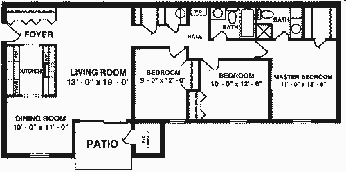 3 Bedroom Garden G - 3 Bedroom Garden G