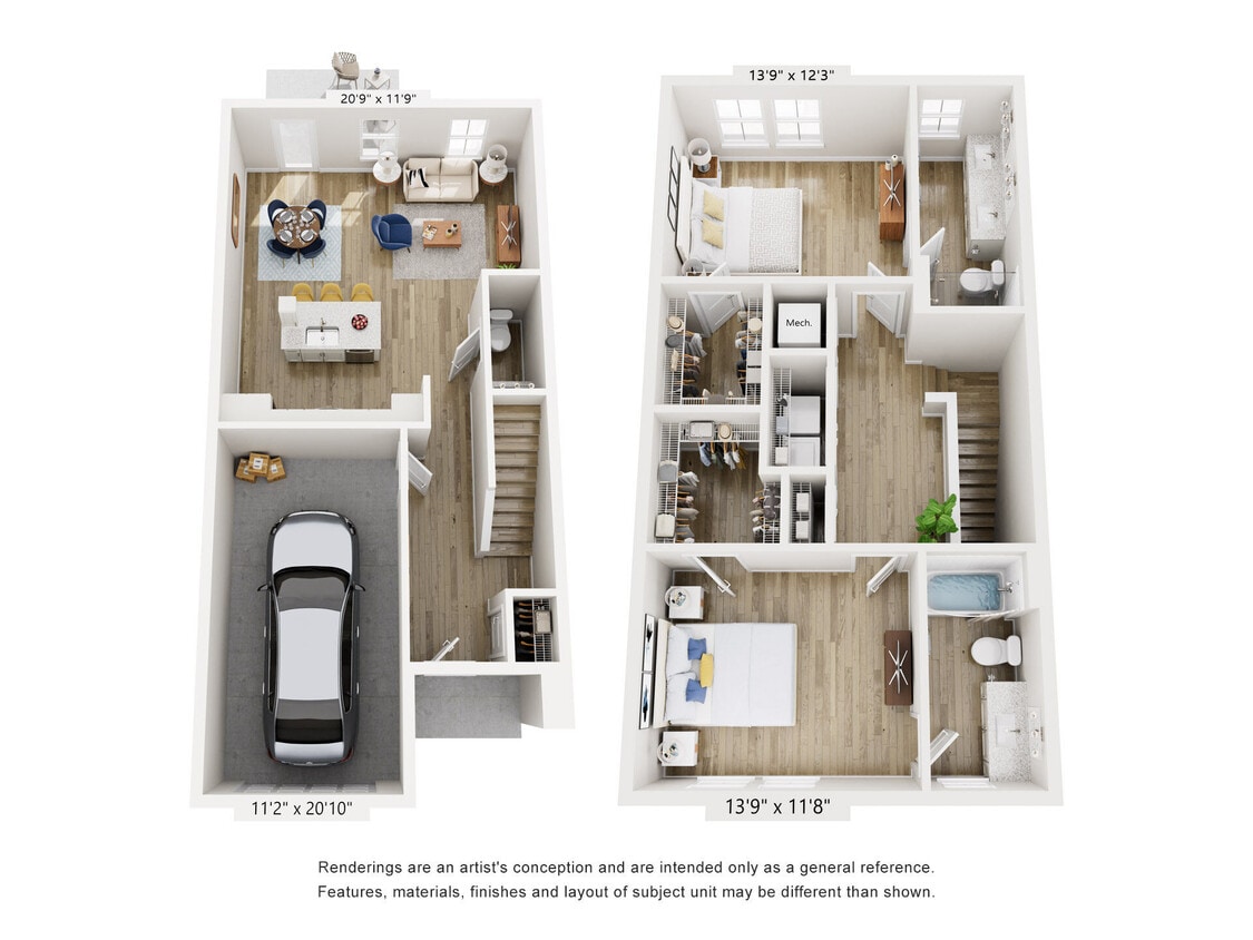 Floor Plan - Townhome E