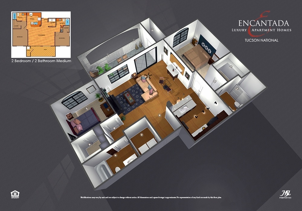 Floor Plan - 2B - Two Bedroom
