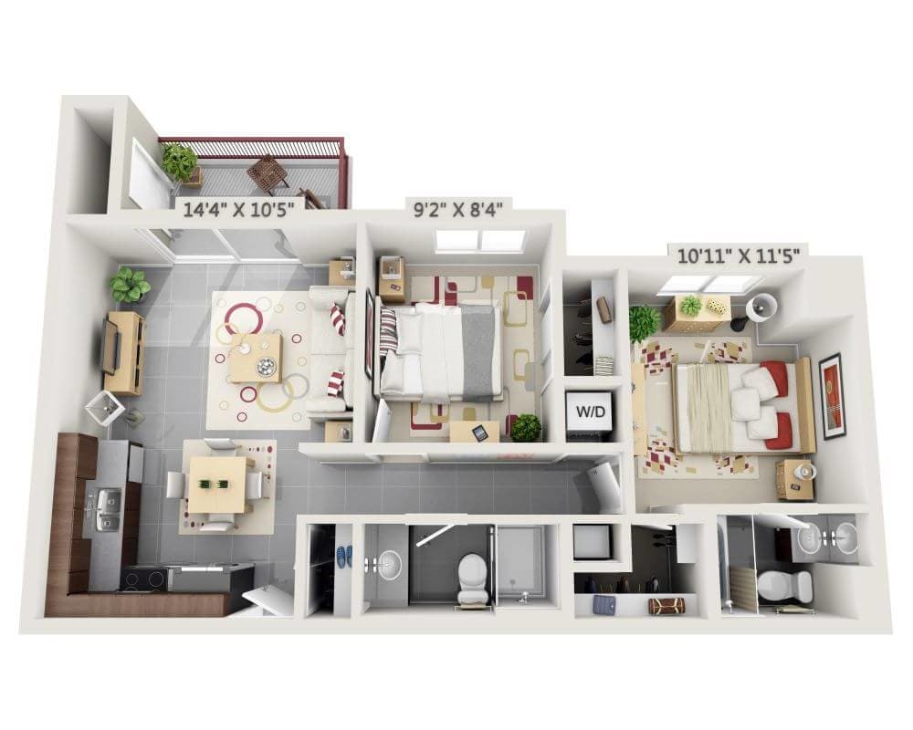 Floor Plan - Coronado (B2A)