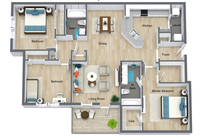Floor Plan - The Edisto RENO