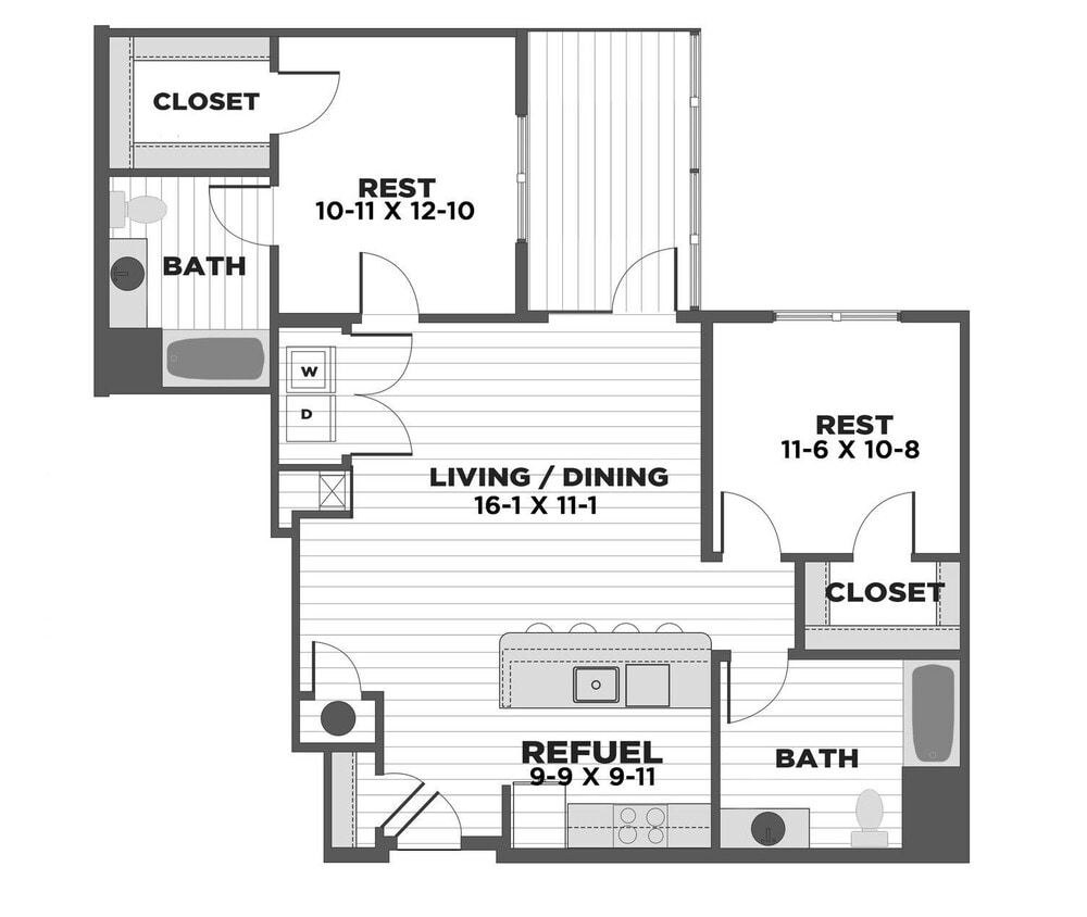 Floor Plan - B2D