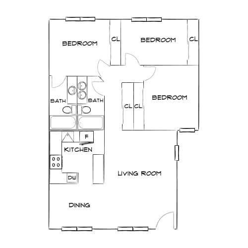 Floor Plan - Design 3A Premier