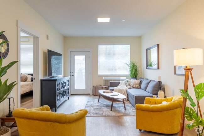 2BR, 1BA - 1007S - Living Room - Alena Apartments