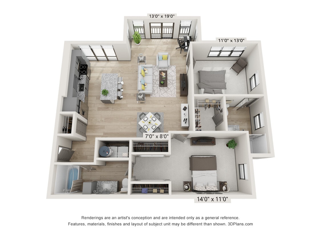 Floor Plan - The Washington - B4