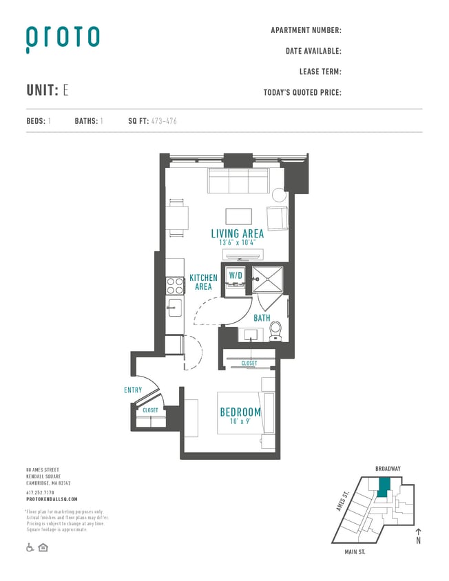 Floor Plan - Studio-E