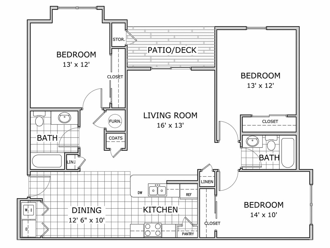 Floor Plan - 3 Bedroom