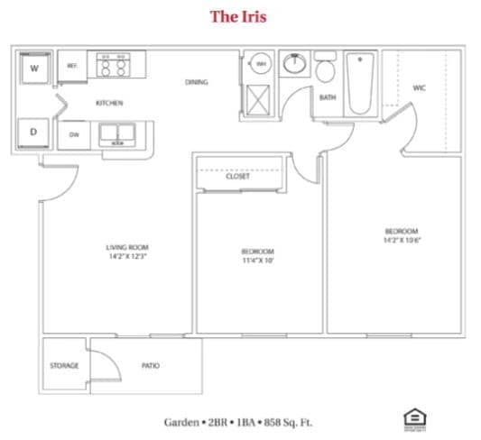 Floor Plan - The Iris