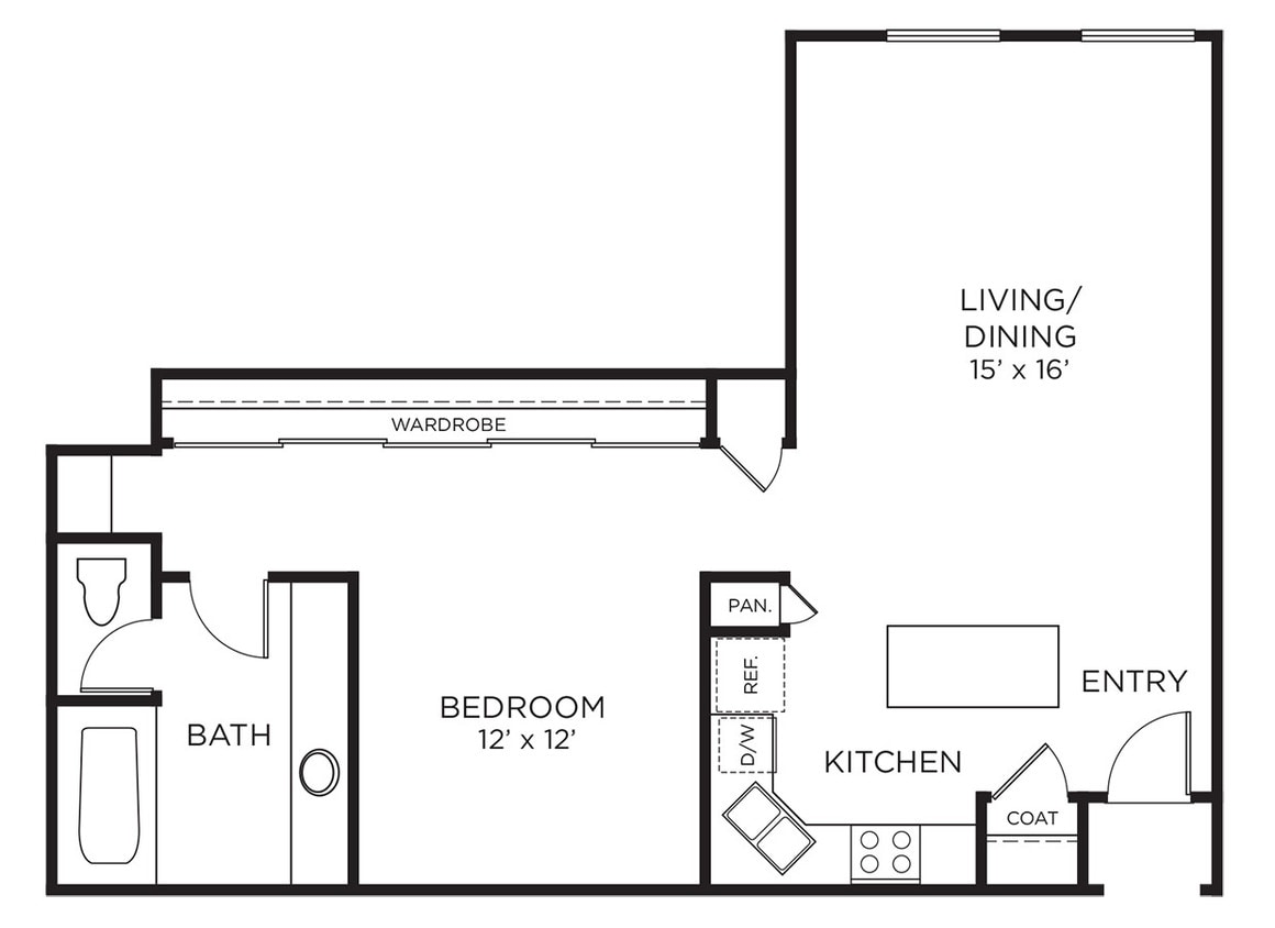 The Rice - A10 - 1x1 - 1 Beds - 1 Baths - 891 Sq. ft. - A10 - 1x1
