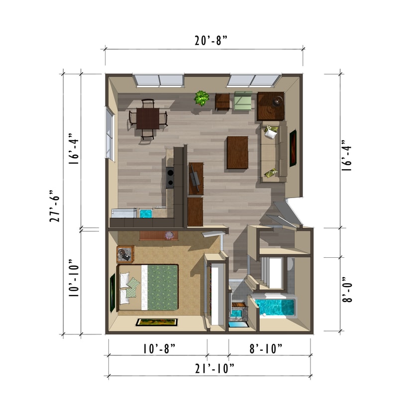 Floor Plan - Floor Plan A4 (Park View)