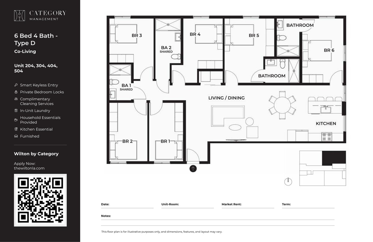 WLTN_6_Bed_4_Bath_-_Type_D - 6 Bed 4 Bath-D
