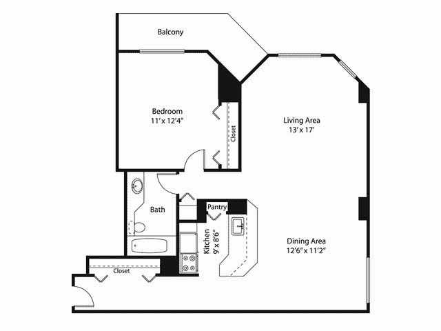 B7.gif - 1 Bed/1 bath
