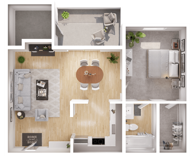 Floor Plan - 1C Renovation 2