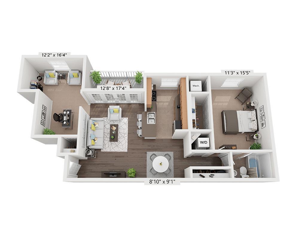 Floor Plan - Plan A1AD