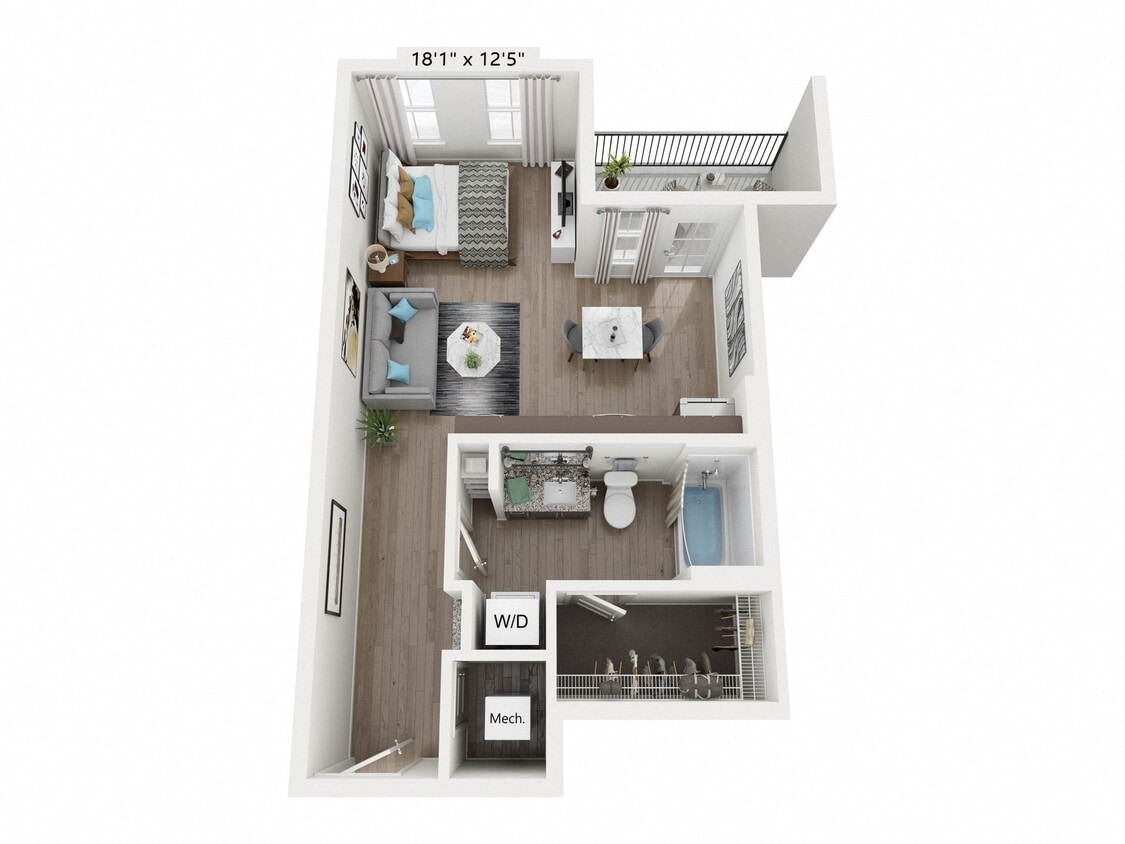 Floor Plan - Studio