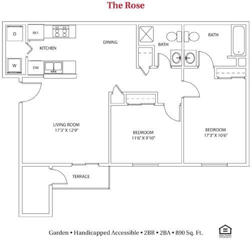 Floor Plan - The Rose