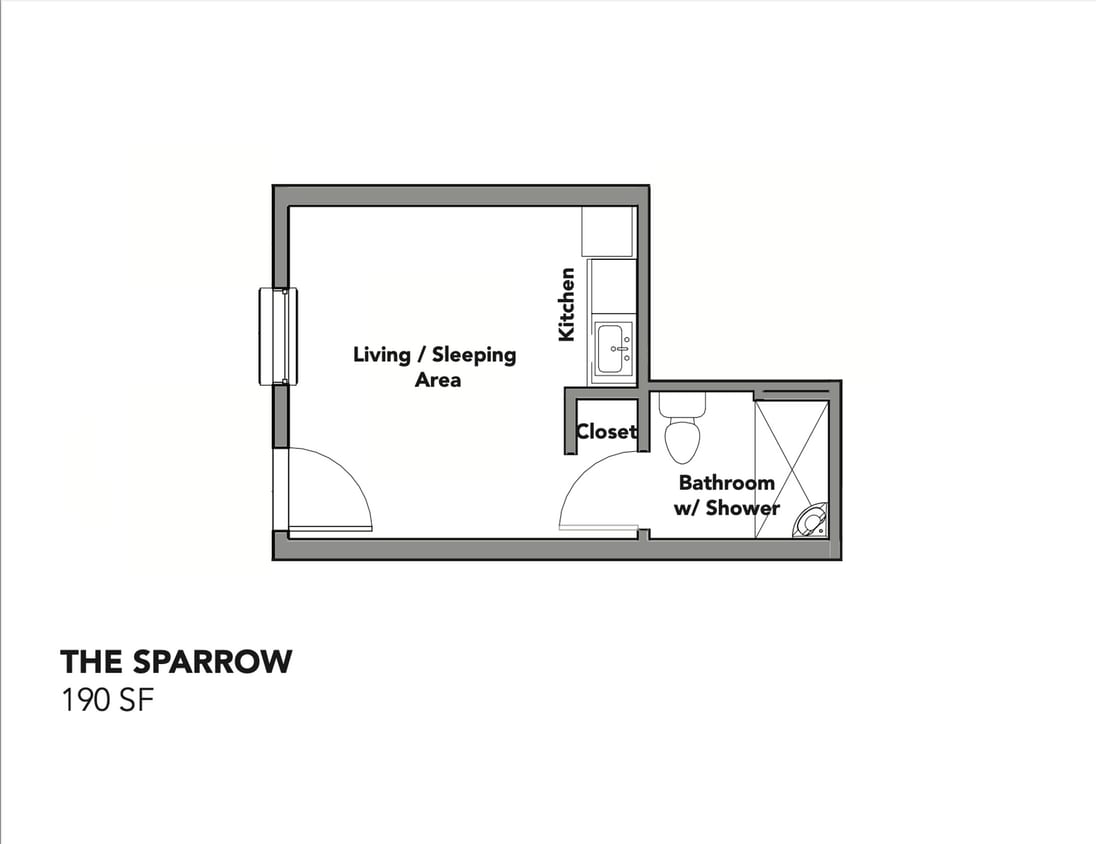 Floor Plan - The Sparrow at The Perch