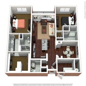 Floor Plan - 2 Bedroom