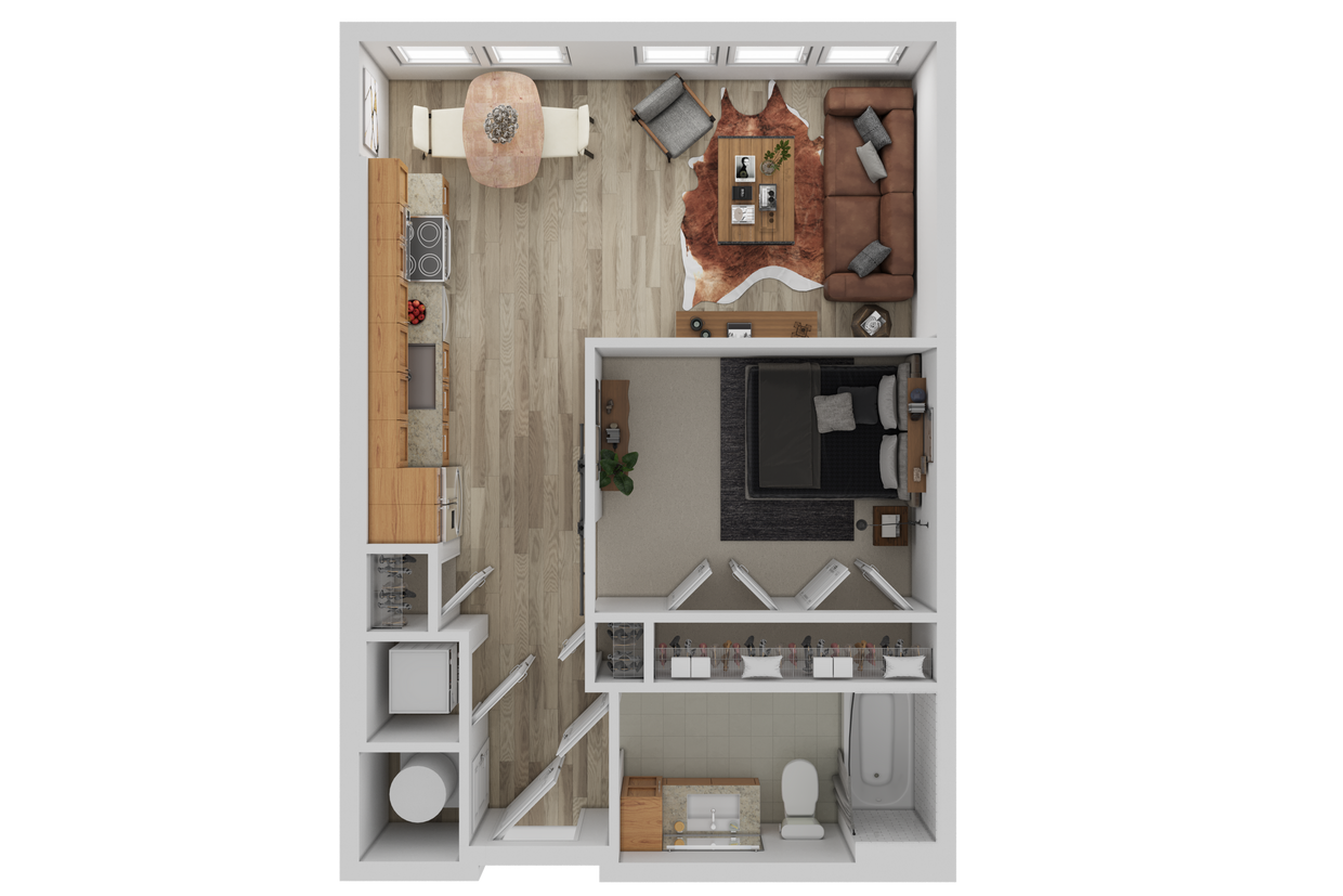 1bed732sqft - Junior One Bedroom