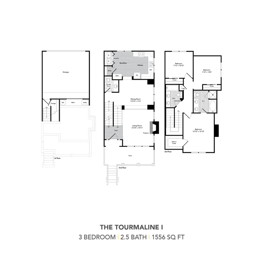 Floor Plan - CDT1:  The Tourmaline