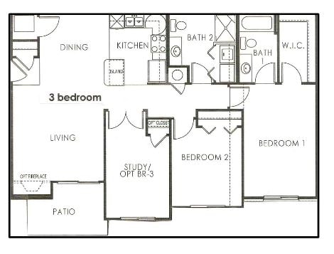 Floor Plan - 3 Bedroom