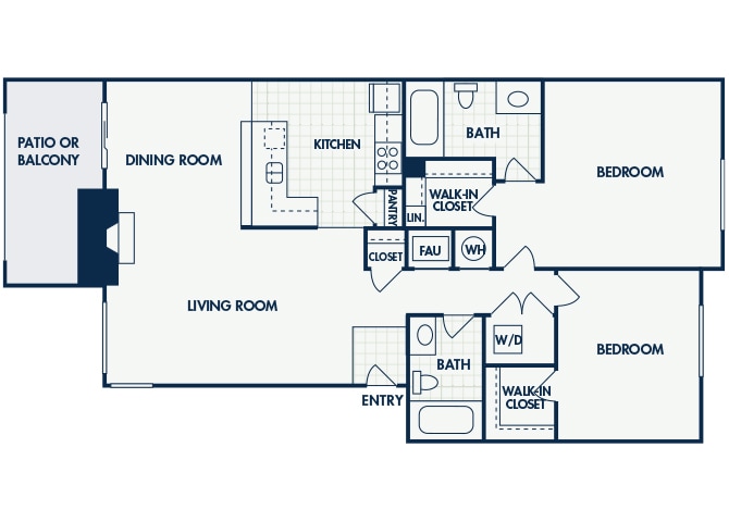 Floor Plan - B2 (Bailey)