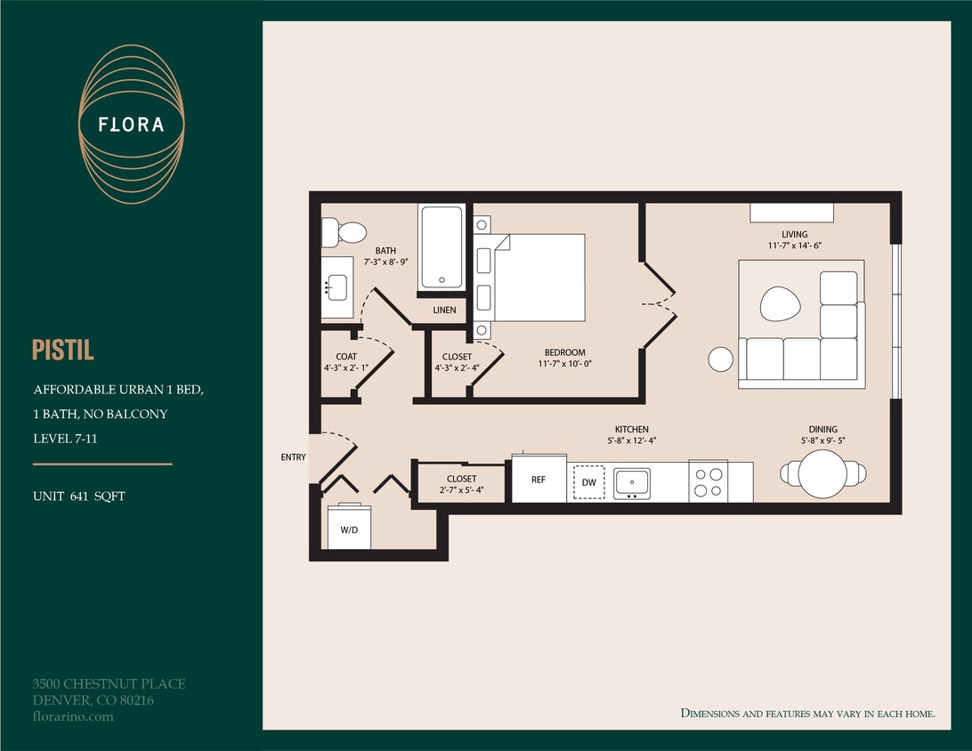 Floor Plan - Pistil- Income restricted