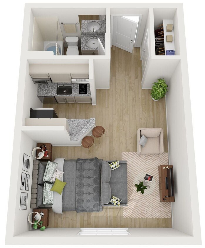 Floor Plan - Studio ADA