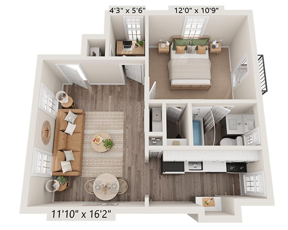 Floor Plan - Plan A1D