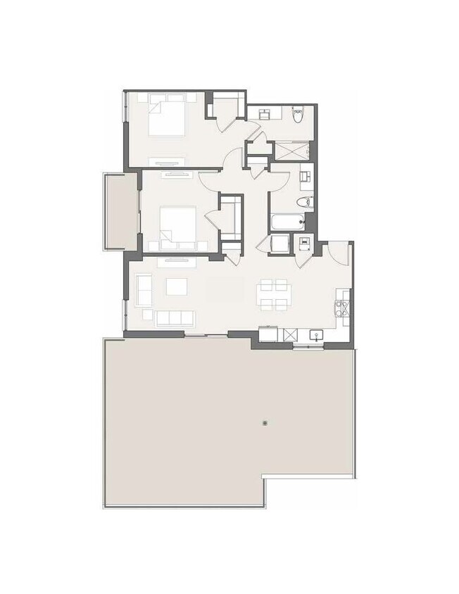B6 floor plan The Vibe Miami - B6