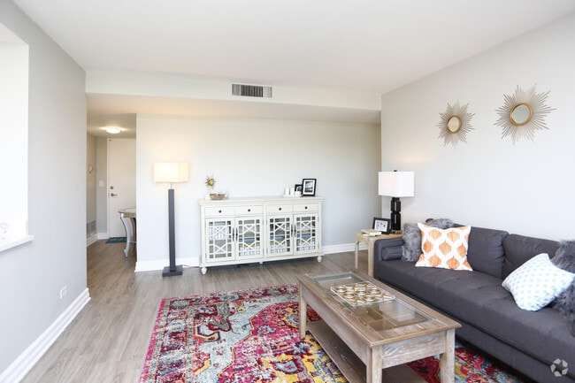 Renovated Living Room - The Jefferson