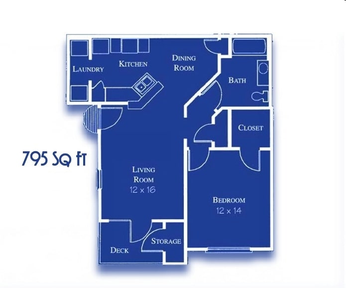 1BR/1BA - 1 Bed 1 Bath Garden LG