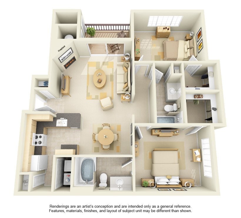 Floor Plan - B3 - Pikes