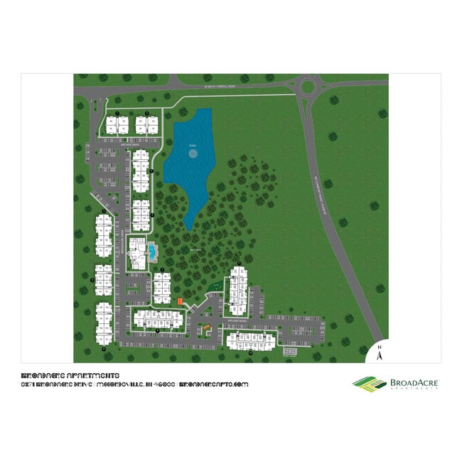 BroadAcre SiteMap - BroadAcre Apartments of McCordsville