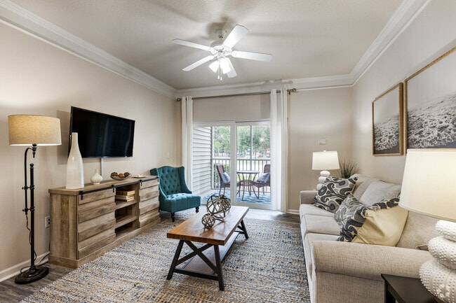 Scotland - 2BR, 2BA - 1,075SDF - Living Room - Abberly Pointe Apartment Homes