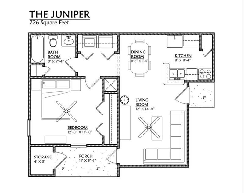 1x1 726sqft - A3 Floor Plan - Juniper.jpg - A380 - 1 Bedroom, 1 Bathroom