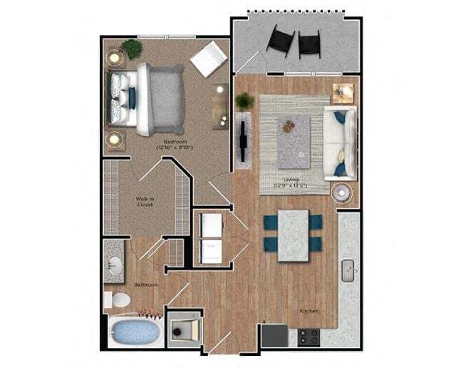 Floor Plan - 1B