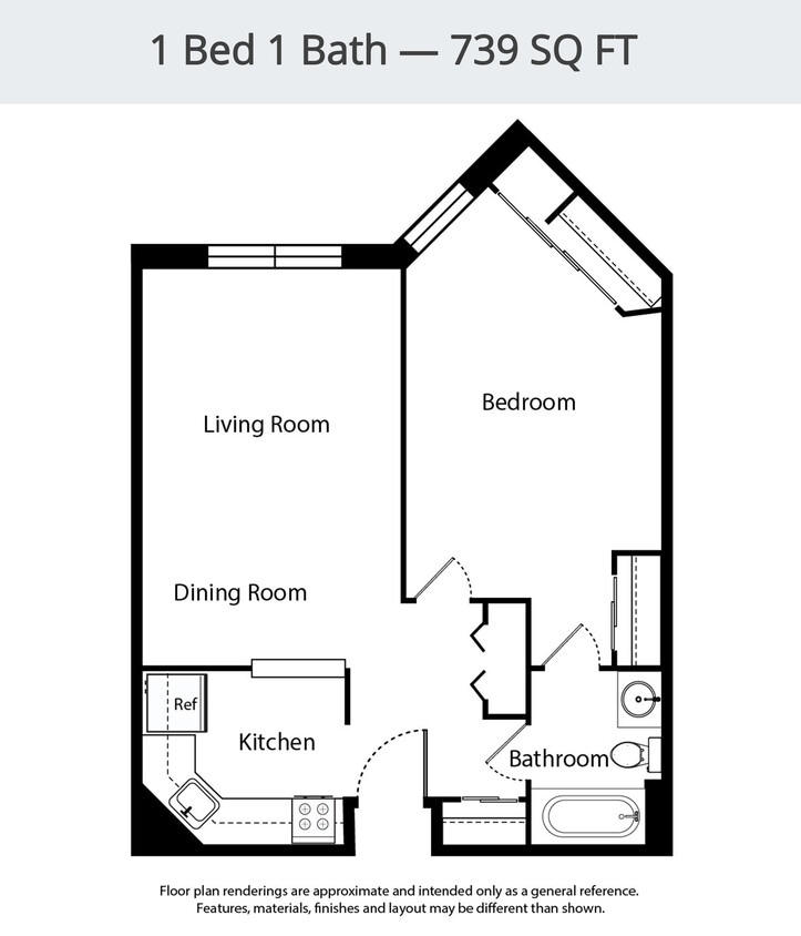 Floor Plan - B3-1B/1B