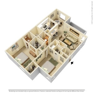 2BR/1BA - B1