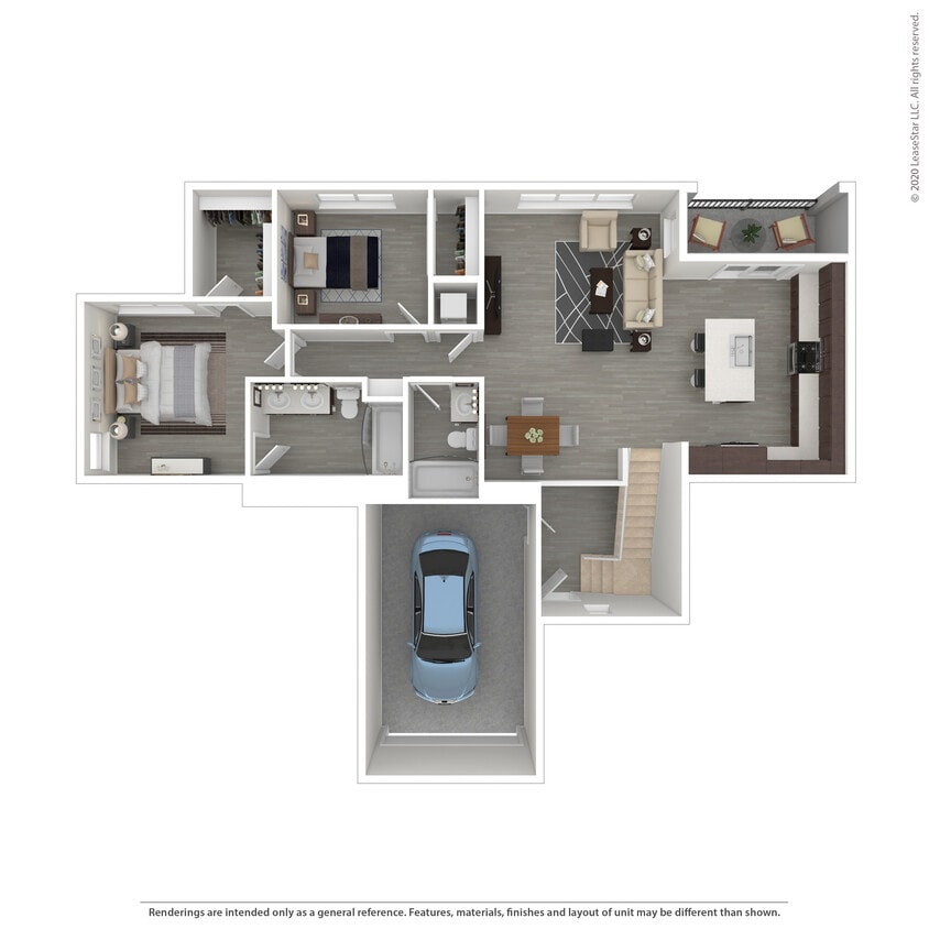 Floor Plan - mr2x2bb
