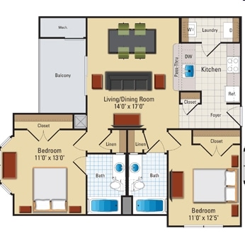 2BR/2BA - B3