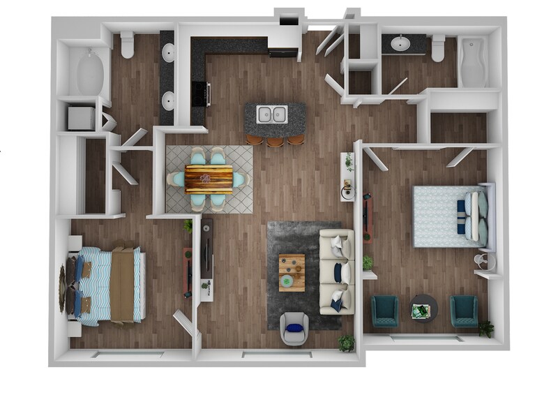 Floor Plan - B2 - Aggie